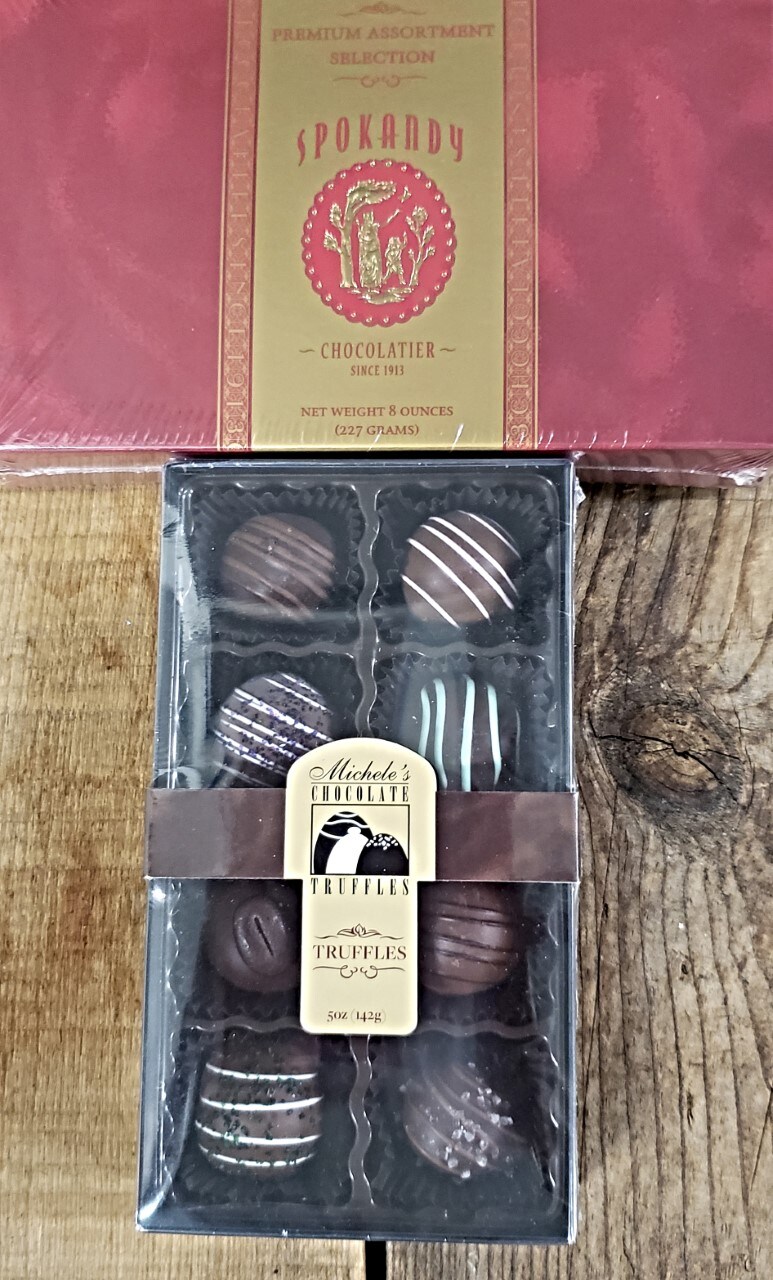 Chocolate-Spokandy and Michele's Truffles